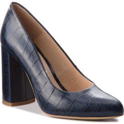 Półbuty BALDACCINI - 102660-N Hermes Nonna/Granat. Niebieskie półbuty damskie skórzane Baldaccini, eleganckie, na obcasie. W wyprzedaży za 219,00 zł.