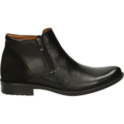 Botki męskie - 367 PEL NERO. Czarne botki męskie Venezia, ze skóry. Za 249,00 zł.