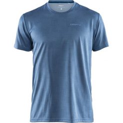 Męski T-shirt Craft Eaze niebieski. Niebieskie t-shirty męskie Craft, m, z nadrukiem, ze skóry, sportowe, bez kołnierzyka. Za 64,59 zł.