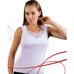 Emili Koszulka Damska Berta Plus Biały r. 2XL. Białe t-shirty damskie marki Emili, xl. Za 37,09 zł.