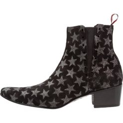 Buty zimowe męskie: Jeffery West MURPHY CHELSEA Botki kowbojki i motocyklowe black/silver