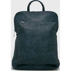 Answear - Plecak. Niebieskie plecaki damskie ANSWEAR, bez wzorów, ze skóry ekologicznej, eleganckie. W wyprzedaży za 79,90 zł.