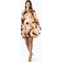 Marc Cain Collections - Sukienka damska, czerwony. Czerwone sukienki damskie Marc Cain Collections, bez wzorów, z szyfonu, bez kołnierzyka, bez rękawów. Za 699,95 zł.