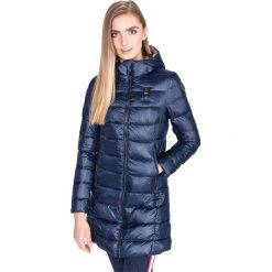 Blauer George Płaszcz Niebieski. Niebieskie kurtki damskie Blauer, m, bez wzorów, z materiału. Za 1444,95 zł.