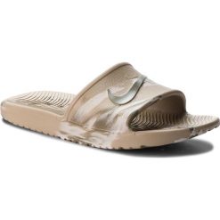 Klapki męskie: Klapki NIKE - Kawa Shower Marble AQ0106 200 Khaki/Medium Olive/Desert Sand