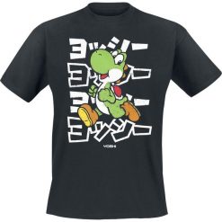 Super Mario Yoshi - Kanto T-Shirt czarny. Czarne t-shirty męskie z nadrukiem Super Mario, xxl, z okrągłym kołnierzem. Za 74,90 zł.