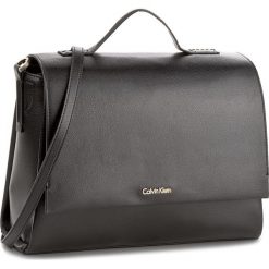 Torebki klasyczne damskie: Torebka CALVIN KLEIN BLACK LABEL – Frame Top Handle Sat K60K603990 001