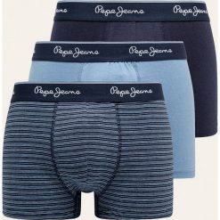 Pepe Jeans - Bokserki Ezera (3-pack). Bokserki męskie Pepe Jeans, m, z nadrukiem, z elastanu. W wyprzedaży za 119,90 zł.
