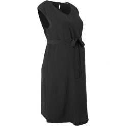 Sukienka ciążowa bonprix czarny. Czarne sukienki ciążowe marki bonprix, z wiskozy, eleganckie, moda ciążowa. Za 109,99 zł.
