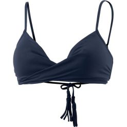 Biustonosz bikini w kolorze granatowym. Niebieskie biustonosze Najlepsze stroje na plażę, z materiału. W wyprzedaży za 108,95 zł.