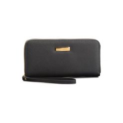 PORTFEL ACCCSSORIES 1W1-015-AW18 Granatowy. Niebieskie portfele damskie ACCCESSORIES, bez wzorów. Za 39,99 zł.