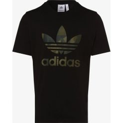 Adidas Originals - T-shirt męski, czarny. Czarne t-shirty męskie adidas Originals, s, z nadrukiem, klasyczne, z klasycznym kołnierzykiem. Za 129,95 zł.