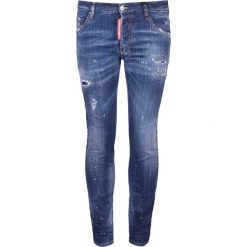 Dsquared2 Jeansy "Skater". Czerwone jeansy męskie Dsquared2, bez wzorów, z jeansu. Za 1399,00 zł.