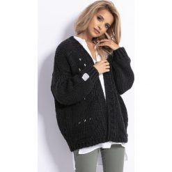 Kardigan F779. Swetry damskie Fobya, uniwersalny, bez wzorów, z wełny. Za 170,99 zł.