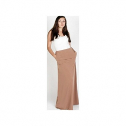 Spódnica maxi kakao. Brązowe długie spódnice Sylwia snoch, z jersey, dopasowane. Za 130,00 zł.