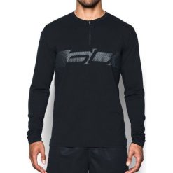 Under Armour Koszulka męska SC30 1/4 Zip LS Crewneck czarna r. L (1298373-001). Szare koszulki sportowe męskie marki Under Armour, z elastanu, sportowe. Za 166,73 zł.