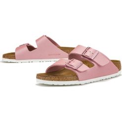 BIRKENSTOCK ARIZONA BS > 1016029. Klapki damskie Birkenstock, w paski, ze skóry, bez obcasa. W wyprzedaży za 229,99 zł.