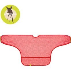 Śliniaki: Lassig Śliniak z długim rękawem 12-24m Little Monster koral – LTEXBLS192