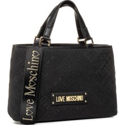 Torebka LOVE MOSCHINO - JC4015PP1ALB100A Nero. Czarne torebki klasyczne damskie Love Moschino, bez wzorów, z materiału, klasyczne, bez dodatków. Za 829,00 zł.