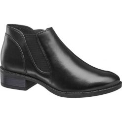 Botki damskie 5th Avenue czarne. Czarne botki damskie na obcasie marki 5th Avenue, z gumy. Za 125,00 zł.