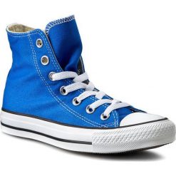 Trampki CONVERSE - CT Hi 147129C Light Sapphi. Niebieskie półbuty damskie Converse, bez wzorów, z gumy, bez zapięcia. W wyprzedaży za 189,00 zł.