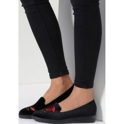 Czarne Lordsy Roses. Czarne lordsy damskie vices, z materiału. Za 41,99 zł.