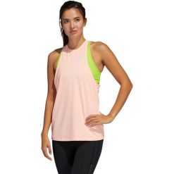 Top Fitness Damski. Topy damskie Adidas, s, bez wzorów, bez rękawów, na fitness i siłownię. Za 99,99 zł.