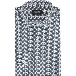 Koszula versone 2881 długi rękaw slim fit granatowy. Niebieskie koszule męskie marki Recman, m, bez wzorów, bez kołnierzyka, z długim rękawem. Za 179,00 zł.