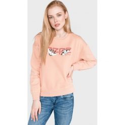Pepe Jeans Joana Bluza Pomarańczowy. Pomarańczowe bluzy damskie Pepe Jeans, xl, z aplikacjami, z bawełny, bez rękawów, bez kaptura. Za 352,95 zł.