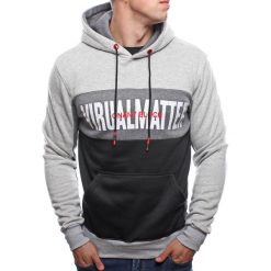 Bluza męska z kapturem szara Recea. Szare bluzy męskie Recea, xl, bez wzorów, z bawełny, z kapturem, bez rękawów, z kapturem. Za 69,99 zł.