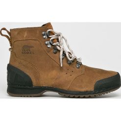 Sorel - Buty. Brązowe buty trekkingowe męskie marki Sorel, z gumy, na sznurówki, outdoorowe. Za 569,90 zł.