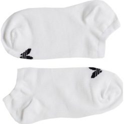 Adidas Originals - Skarpetki(3-PAK). Białe skarpetki damskie marki adidas Originals, z elastanu. W wyprzedaży za 39,90 zł.