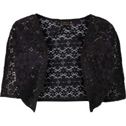 Bolerko "oversize" bonprix czarny. Czarne bolerka i narzutki damskie bonprix, z koronki. Za 49,99 zł.