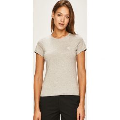 Calvin Klein Jeans - T-shirt. Czerwone bluzki damskie Calvin Klein Jeans, s, bez wzorów, z bawełny, z okrągłym kołnierzem. Za 139,90 zł.