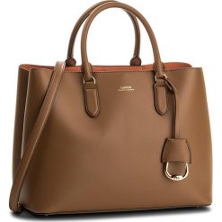 Torebki klasyczne damskie: Torebka LAUREN RALPH LAUREN – Marcy Satchel Large 431697680002 Field Brown/Orange