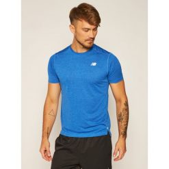 Koszulka techniczna New Balance Impact Run Short MT01234. Niebieskie koszulki męskie New Balance, m, bez wzorów, polo, bez rękawów. Za 149,00 zł.