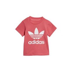 T-shirty z krótkim rękawem Dziecko adidas Koszulka Trefoil. Różowe t-shirty chłopięce Adidas, bez wzorów, z krótkim rękawem. Za 59,95 zł.