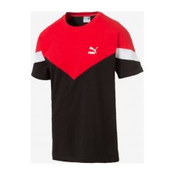 Puma Iconic MCS Koszulka Czarny Czerwony. Czerwone podkoszulki męskie Puma, l, bez wzorów, z bawełny, z krótkim rękawem. Za 137,95 zł.