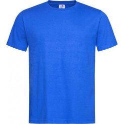 Chabrowy Bawełniany T-Shirt Męski Bez Nadruku -STEDMAN- Koszulka, Krótki Rękaw, Basic, U-neck TSJNPLST2000brightroyal. Niebieskie koszulki męskie Stedman, m, z nadrukiem, z bawełny, casualowe, bez kołnierzyka, krótkie. Za 24,00 zł.