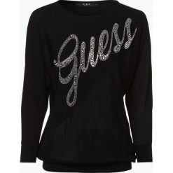Guess Jeans - Sweter damski, czarny. Czarne swetry klasyczne damskie Guess Jeans, s, z dzianiny. Za 229,95 zł.