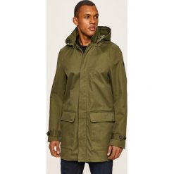 Scotch & Soda - Parka. Zielone płaszcze męskie Scotch & Soda, s, bez wzorów, z bawełny, długie, z kapturem. Za 939,90 zł.