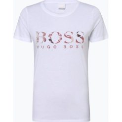 BOSS Casual - T-shirt damski – Tiboss, czarny. Czarne t-shirty damskie marki BOSS Casual, l, z nadrukiem, casualowe. Za 219,95 zł.