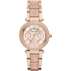 Zegarek MICHAEL KORS - Mini Parker MK6110 Rose Gold/Pink/Rose Gold. Różowe zegarki damskie Michael Kors. Za 1269,00 zł.