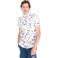 Jack & Jones Ryan Koszula Biały. Białe koszule męskie Jack & Jones, s, bez wzorów, z bawełny, bez kołnierzyka, z krótkim rękawem. Za 156,95 zł.