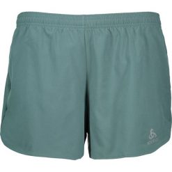 Szorty funkcyjne "Clash" w kolorze szarozielonym. Szare szorty damskie Odlo Women, xs, bez wzorów, z materiału. W wyprzedaży za 79,95 zł.