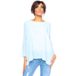 T-shirty damskie: Koszulka „Levia” w kolorze błękitnym