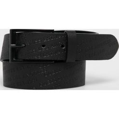 Guess Jeans - Pasek. Czarne paski męskie Guess Jeans, w paski, z jeansu. Za 199,90 zł.
