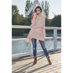 Moherowy golf oversize pudrowy róż AMY. Swetry damskie Lemoniade. Za 149,90 zł.