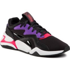 Sneakersy PUMA - Nova Sci-Fi Wn's 36991802 02 Puma Black/Purple Glimmer. Czarne półbuty damskie Puma, ze skóry ekologicznej. W wyprzedaży za 259,99 zł.