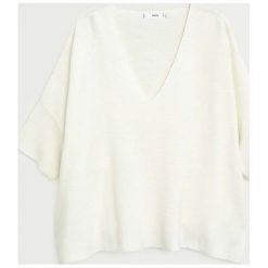 Mango - Sweter Ines. Swetry damskie Mango, s, bez wzorów, z bawełny, bez rękawów, bez kaptura. W wyprzedaży za 79,90 zł.